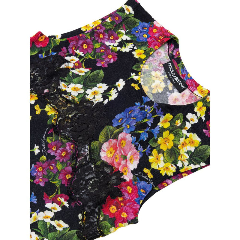 Black Cashmere Tank Top Dolce & Gabbana