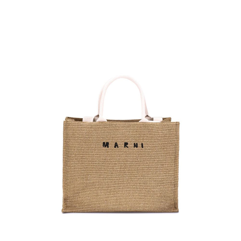 Raffia-effect Tote Bag Marni