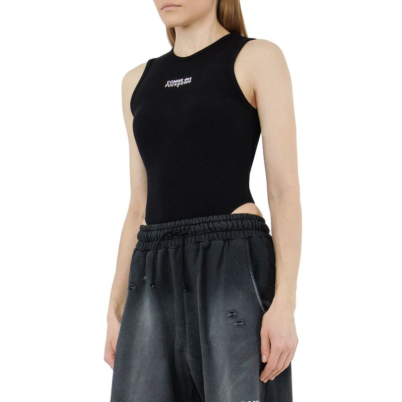 Black Cotton Tops & T-Shirt Comme Des Fuckdown
