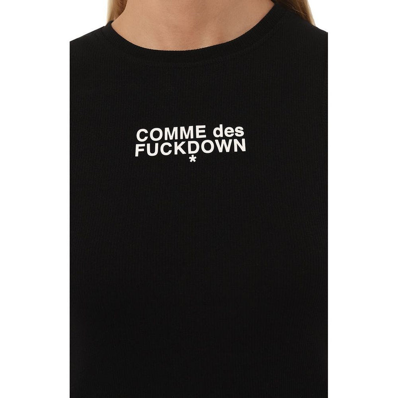 Black Cotton Tops & T-Shirt Comme Des Fuckdown