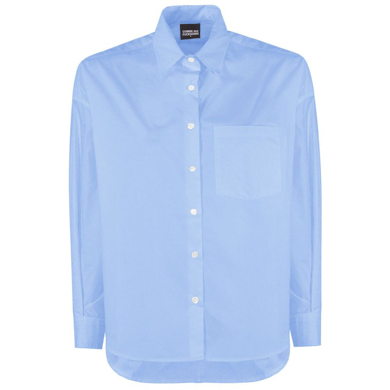 Blue Cotton Shirt Comme Des Fuckdown