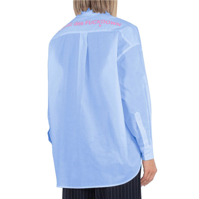 Blue Cotton Shirt Comme Des Fuckdown