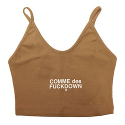 Brown Cotton Tops & T-Shirt Comme Des Fuckdown