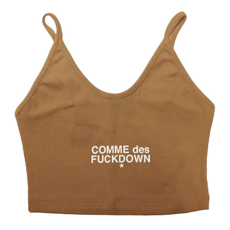 Brown Cotton Tops & T-Shirt Comme Des Fuckdown
