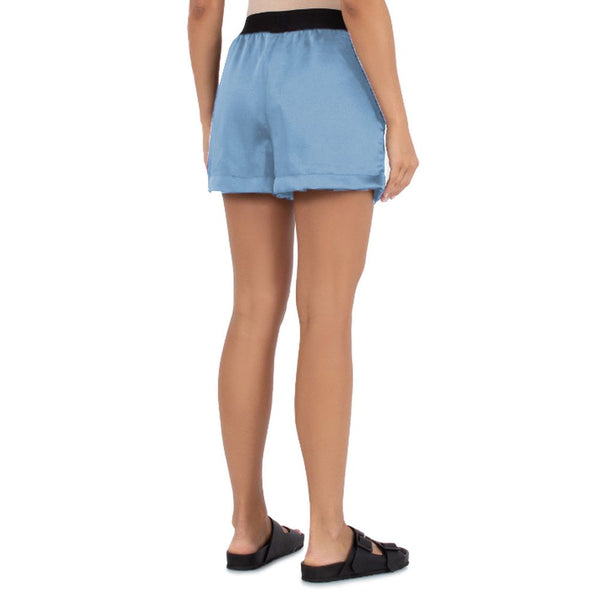 Blue Polyester Short Comme Des Fuckdown