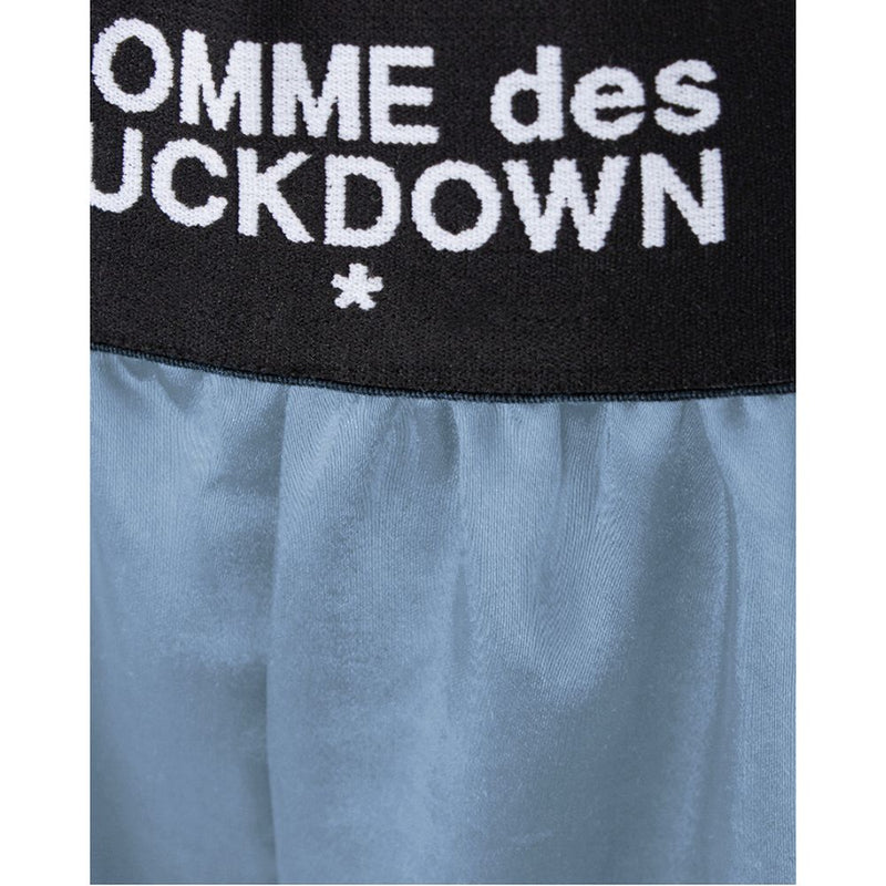 Blue Polyester Short Comme Des Fuckdown
