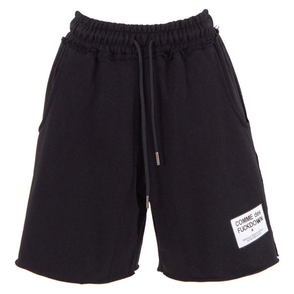 Black Cotton Short Comme Des Fuckdown