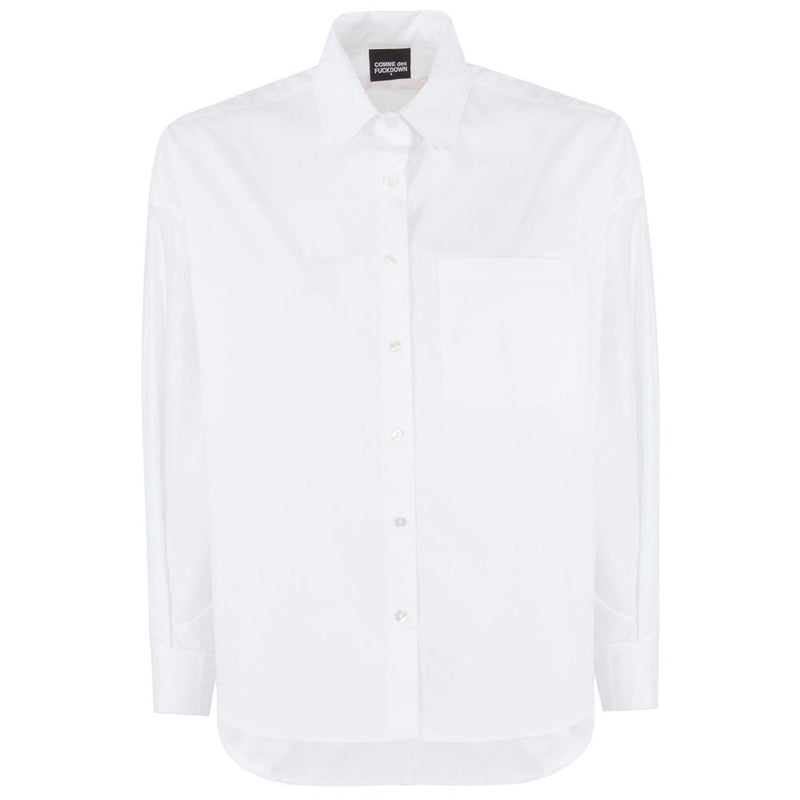 White Cotton Shirt Comme Des Fuckdown