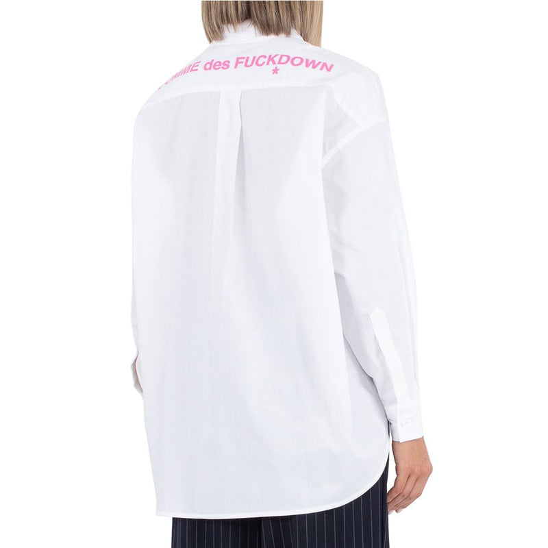 White Cotton Shirt Comme Des Fuckdown