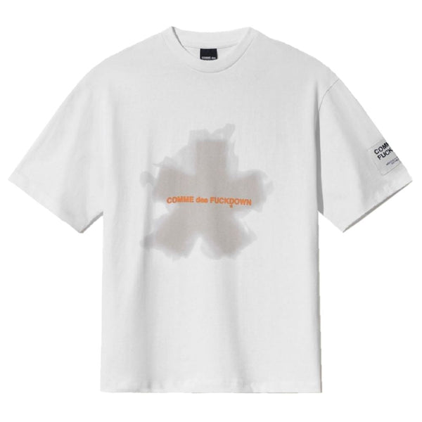 White Cotton T-Shirt Comme Des Fuckdown