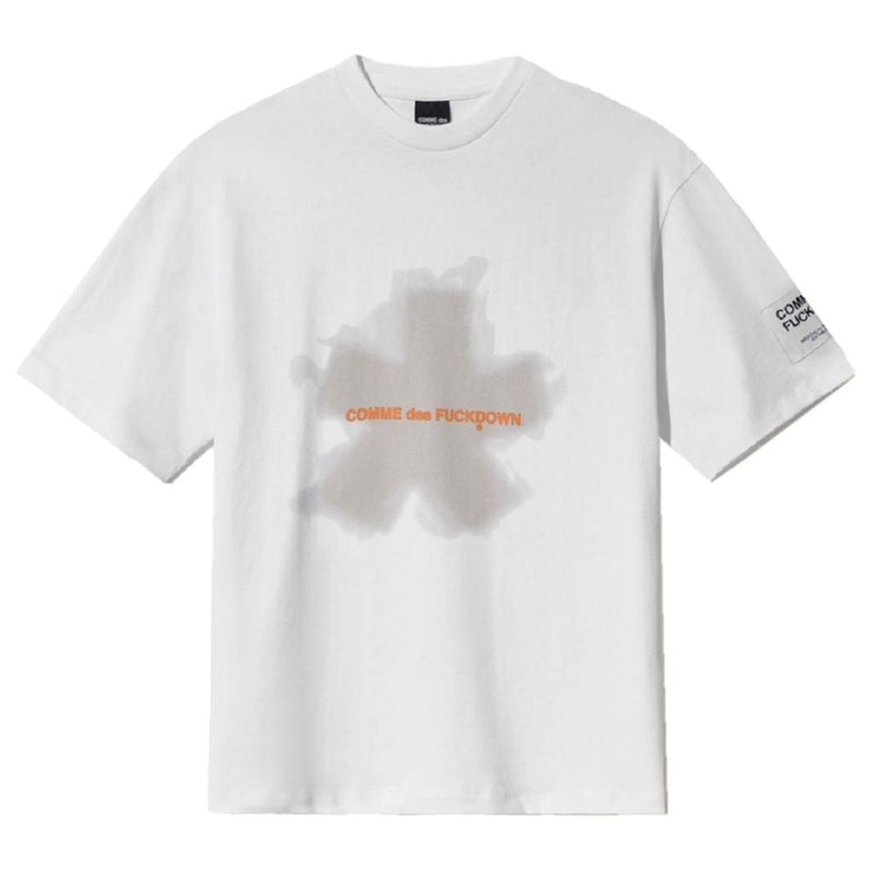 White Cotton T-Shirt Comme Des Fuckdown