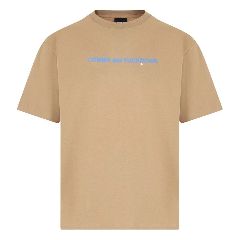 Brown Cotton T-Shirt Comme Des Fuckdown