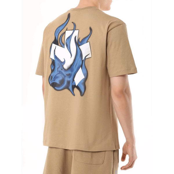 Brown Cotton T-Shirt Comme Des Fuckdown