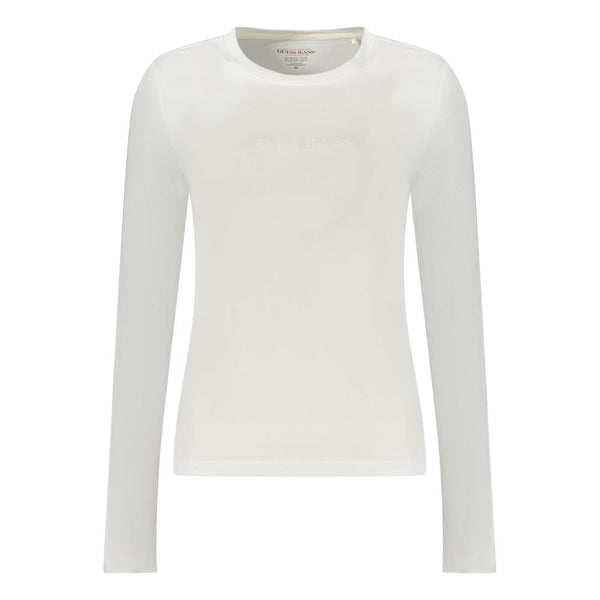 White Cotton Tops & T-Shirt Guess Jeans