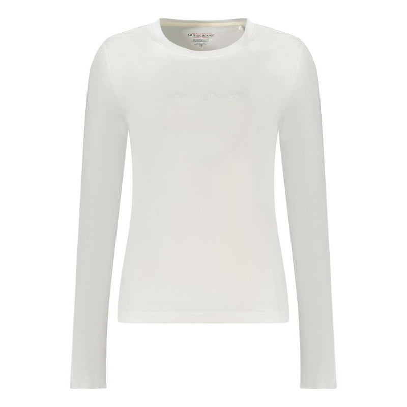 White Cotton Tops & T-Shirt Guess Jeans