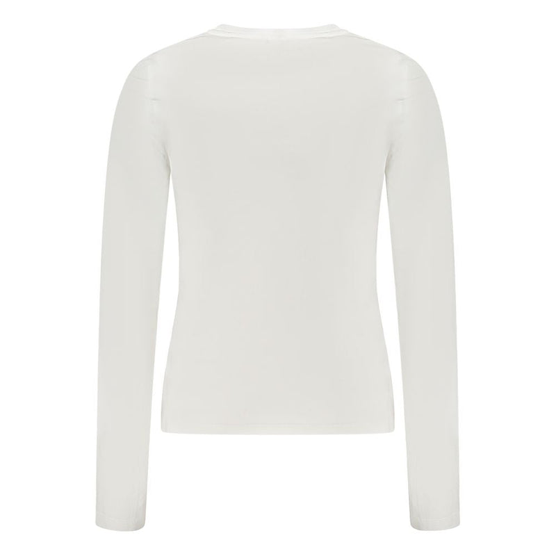 White Cotton Tops & T-Shirt Guess Jeans