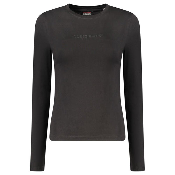 Black Cotton Tops & T-Shirt Guess Jeans
