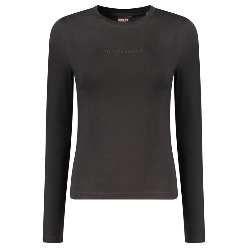 Black Cotton Tops & T-Shirt Guess Jeans
