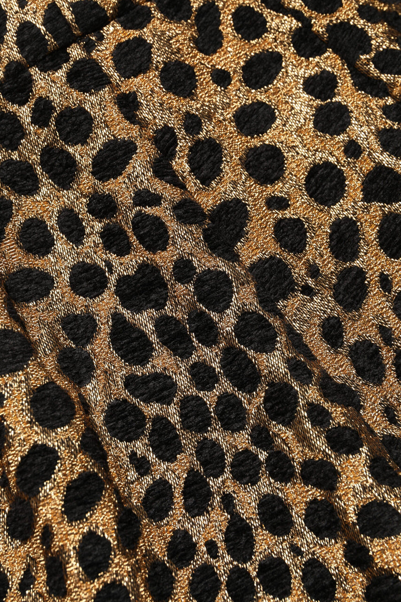 Brown Leopard High Waisted Hot Pants Shorts Dolce & Gabbana