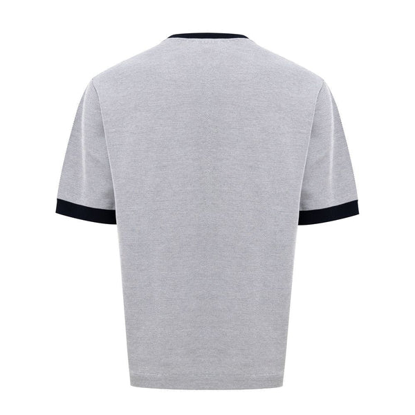Gray Cotton T-Shirt Dunhill