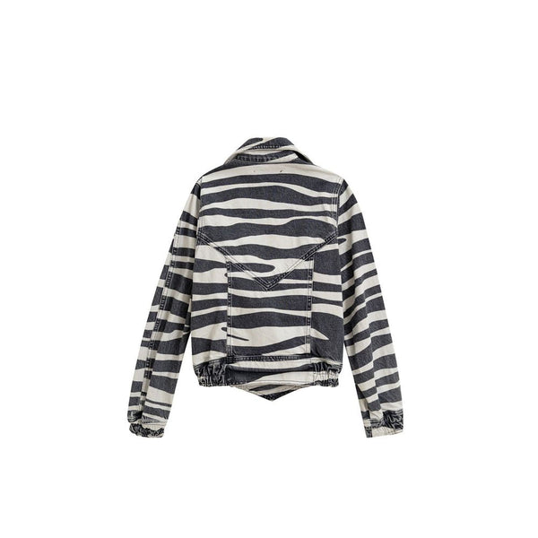 Black And White Cotton Blazer Retrofête