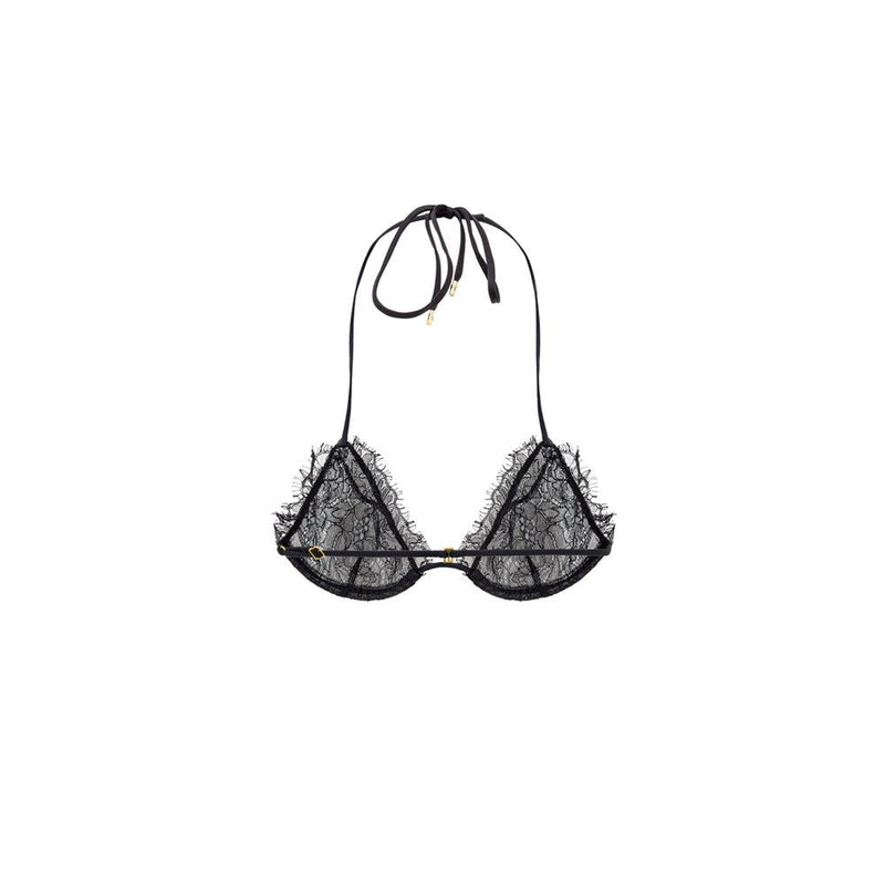 Black Polyamide Bra Tom Ford