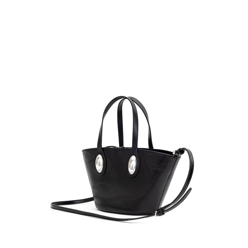Black Leather Shoulder Bag Alexander Wang