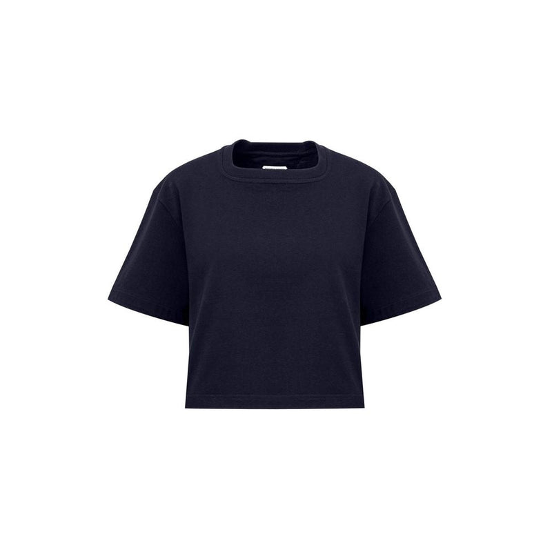 Blue Cotton T-Shirt Bottega Veneta