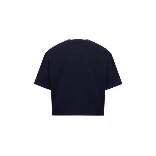Blue Cotton T-Shirt Bottega Veneta