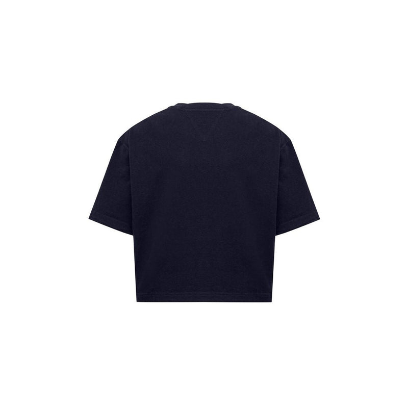 Blue Cotton T-Shirt Bottega Veneta