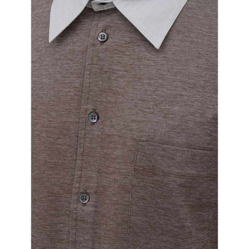 Bicolor Cotton Shortsleeve Corneliani