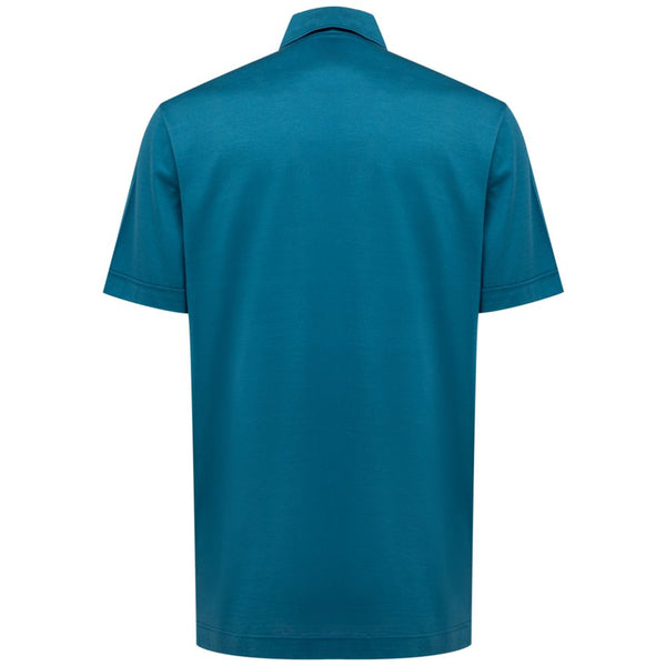 Blue Cotton Shirt Canali