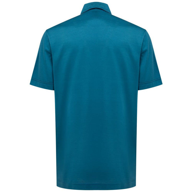 Blue Cotton Shirt Canali