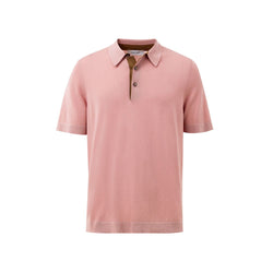 Pink Cotton Polo Shirt Gran Sasso