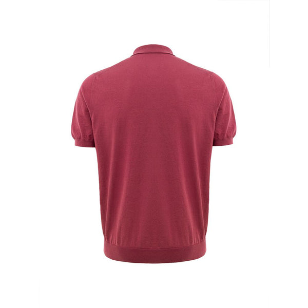 Red Cotton Polo Shirt Gran Sasso