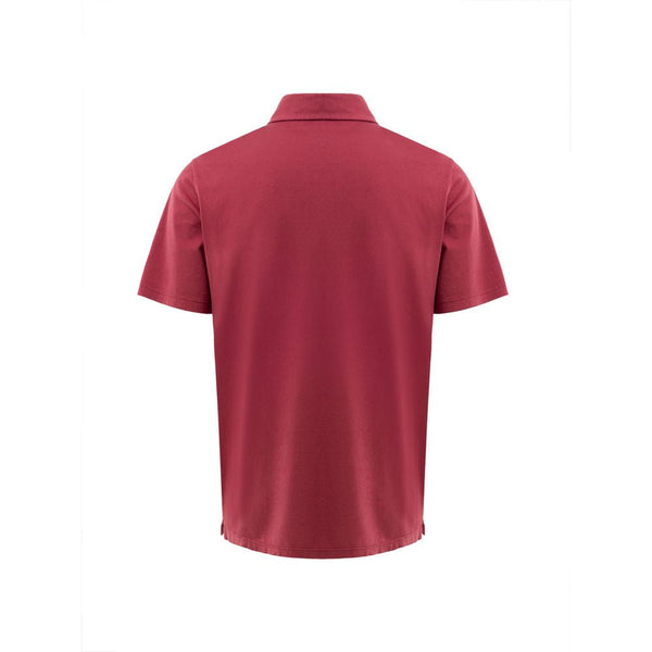 Red Cotton Polo Shirt Gran Sasso