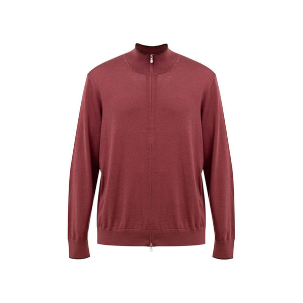 Red Silk T-Shirt Gran Sasso