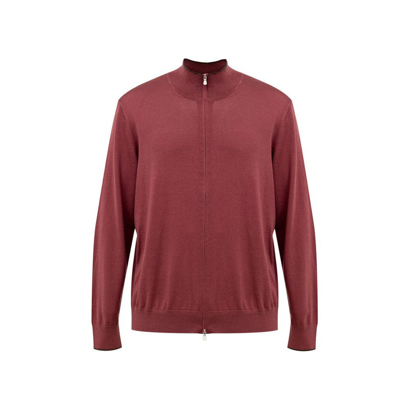 Red Silk T-Shirt Gran Sasso