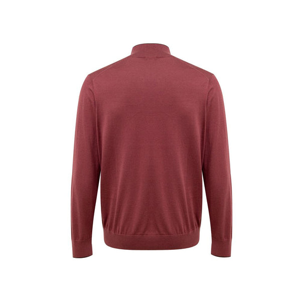 Red Silk T-Shirt Gran Sasso