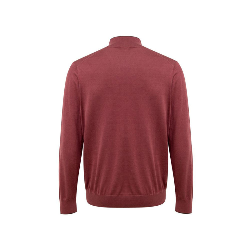 Red Silk T-Shirt Gran Sasso