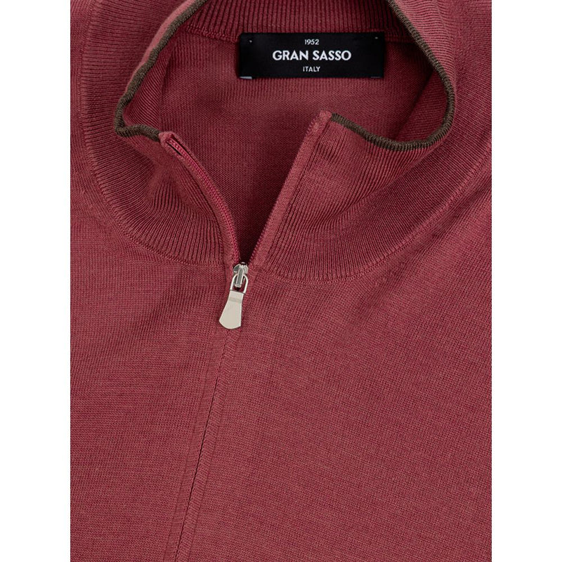 Red Silk T-Shirt Gran Sasso