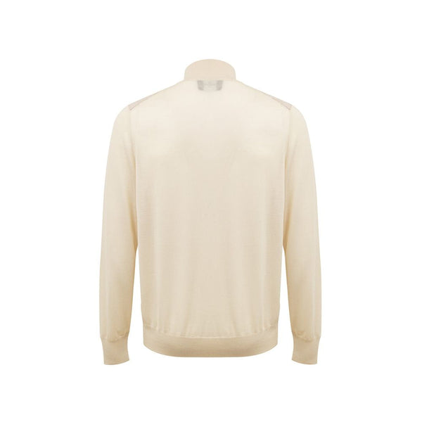 Beige Wool T-Shirt Gran Sasso