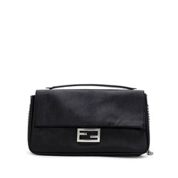 Black Leather Shoulder Bag Fendi