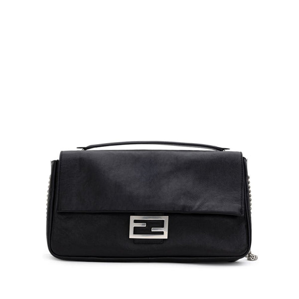 Black Leather Shoulder Bag Fendi