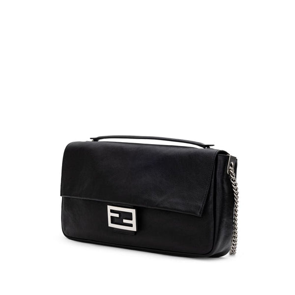 Black Leather Shoulder Bag Fendi