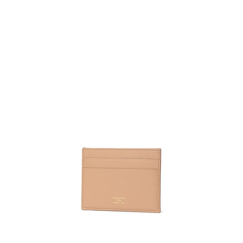 Beige Leather Skirt Balenciaga