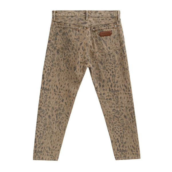 Beige Cotton Tapered Jean Tom Ford