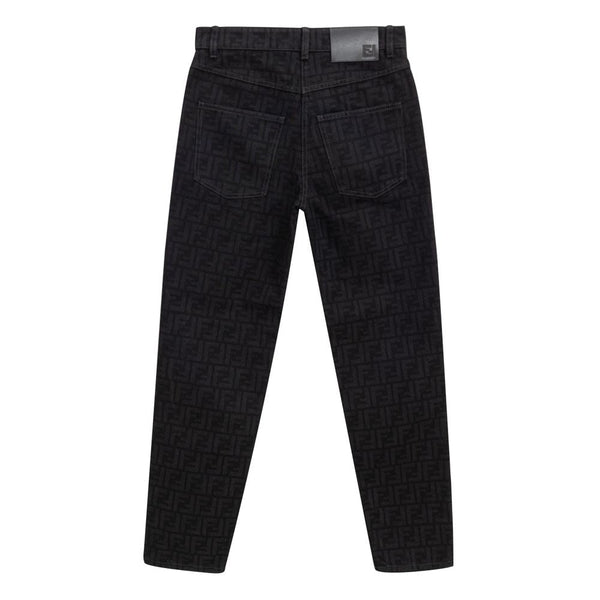 Black Cotton Jeans Denim Fendi