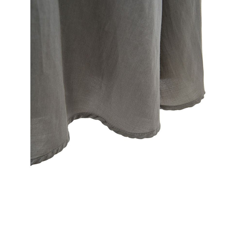 Gray Silk Long Lardini