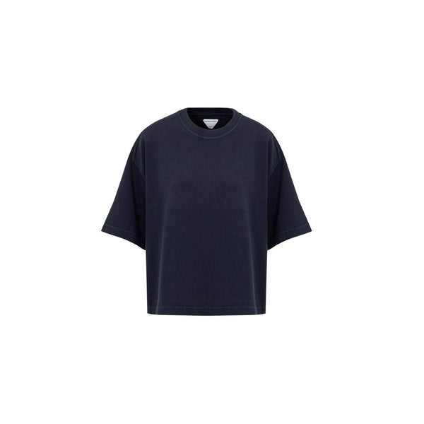 Blue Cotton T-Shirt Bottega Veneta